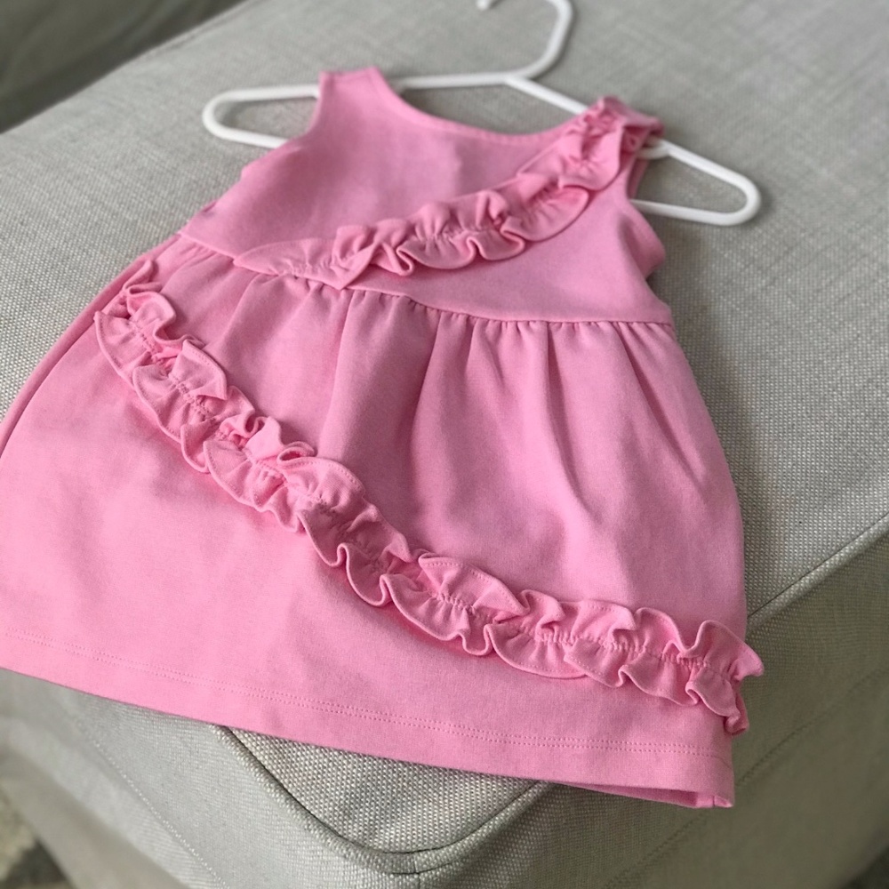 Janie and Jack Pink Scallop Dress